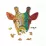 Piecezz 0968 Puzzle Giraffe, 70pcs