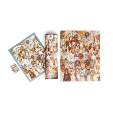 Piecezz 1651 Puzzle Tube Dog Party, 250pcs