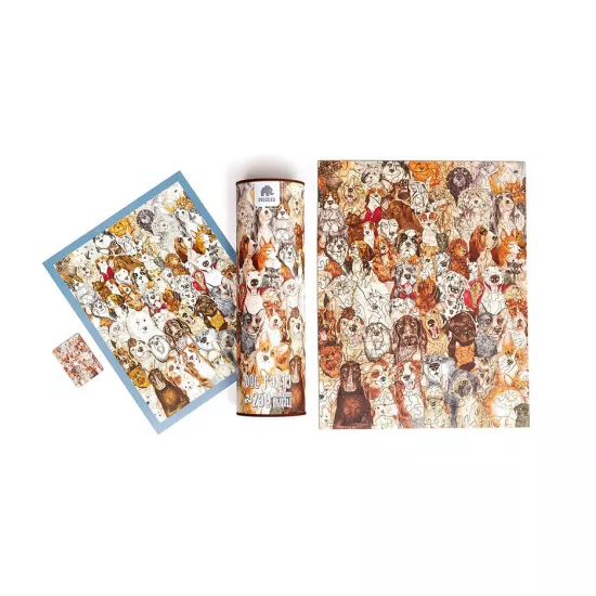 Piecezz 1651 Puzzle Tube Dog Party, 250pcs