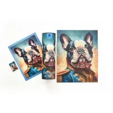 Piecezz 1767 Puzzle Tube French Bulldog, 250pcs