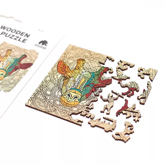 Piecezz 1347 Puzzle Mini Giraffe, 40pcs