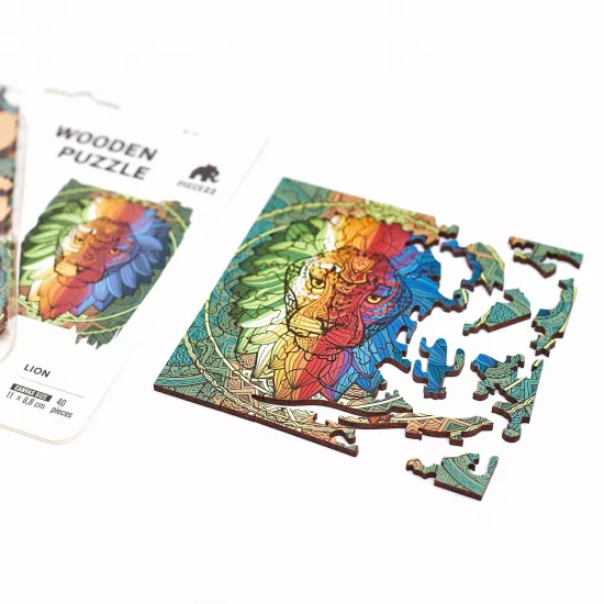 Piecezz 1361 Puzzle Mini Lion, 40pcs