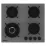Панель газовая Wolser WL-BRD 6405 GR GL TURBO FFD Gray