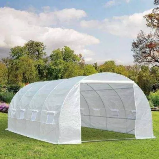 Sera pentru gradina Tehno MS 4.5x3x2m albÄ? / Ã?26mm / 2 uÈ?i