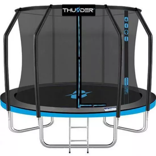 Trambulină Thunder Elite, 185 cm, plasă interioară, Blue