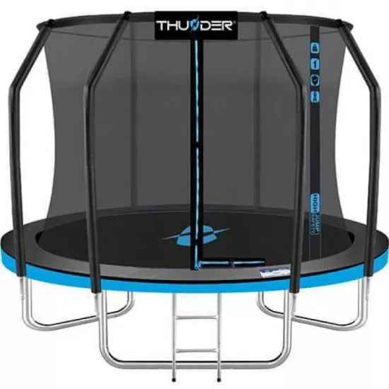 Батут Thunder Elite 10FT, 312 см, внутренняя сетка, Blue