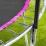 Trambulină Thunder Pro, 488 cm, plasă externă, Pink