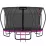 Trambulină Thunder Pro 16FT, 488 cm, plasă interioară, Pink