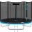 Батут Thunder Pro 10FT, 312 см, внешняя сетка, Blue
