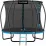 Trambulină Thunder Ultra, 185 cm, plasă interioară, Blue