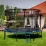 Trambulină Thunder Ultra, 255 cm, plasă interioară, Blue