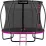 Trambulină Thunder Ultra, 255 cm, plasă interioară, Pink