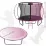 Trambulină Thunder Ultra, 255 cm, plasă interioară, Pink