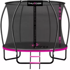 Trambulină Thunder Ultra 10FT, 312 cm, plasă interioară, Pink