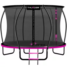 Trambulină Thunder Ultra 12FT, 374 cm, plasă interioară, Pink