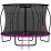 Trambulină Thunder Ultra, 435 cm, plasă interioară, Pink