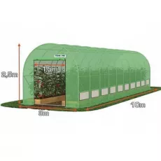 Садовая теплица Tehno MS 10x3x2,5m / Ø26mm / 2 uși