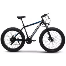 Bicicleta Frike Fatbike 26, Black/Blue Bicicleta Frike Fatbike 26, Black/Blue