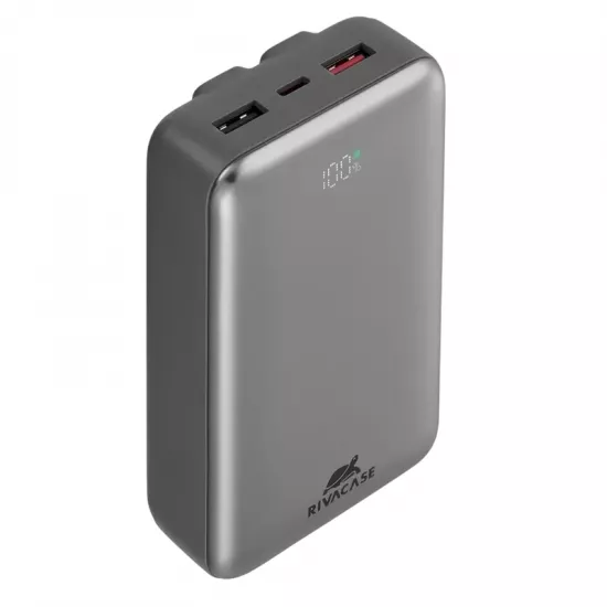 Power bank 20000 mAh Rivacase VA2612, Silver