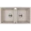 Мойка кухонная Backer Nona Duo 800х440 мм, Ivory