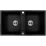 Chiuvetă de bucătărie Backer Nona Duo 800х440 mm, Black