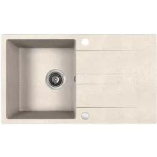 Мойка кухонная Backer Nona Wing 760х440 мм, Ivory