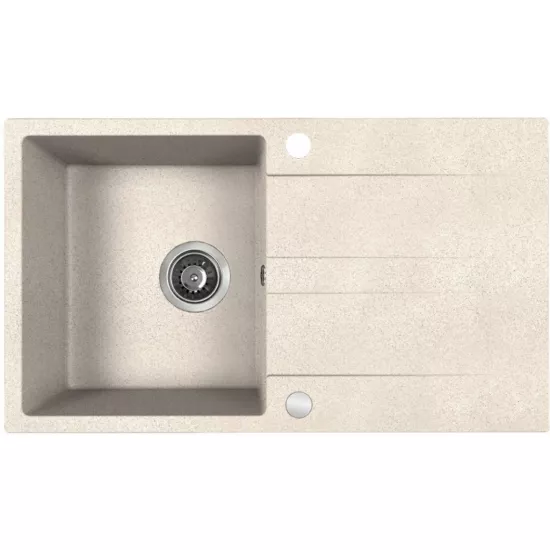 Мойка кухонная Backer Nona Wing 760х440 мм, Ivory