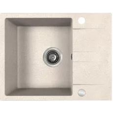 Мойка кухонная Backer Nona Solo 560х440 мм, Ivory