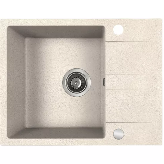 Chiuvetă de bucătărie Backer Nona Solo 560х440 mm, Ivory