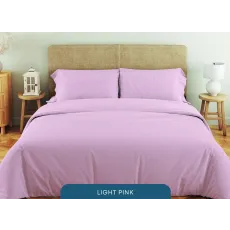 Lenjerie de pat Relaxe Home Soft Dreams Light Pink (2 persoane EURO/Bumbac)