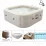 Jacuzzi gonflabil Intex Chevron Deluxe Square Bubble 28472 (1098 l/239x239x71 cm)