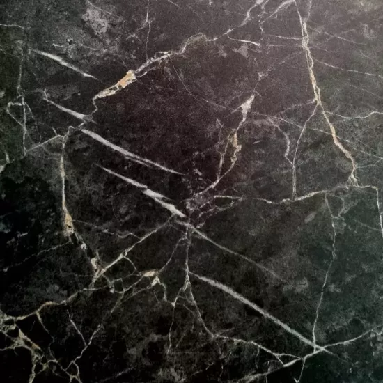 Blat Ambianta Mercurio Matte Black, 200x3,8x60 cm