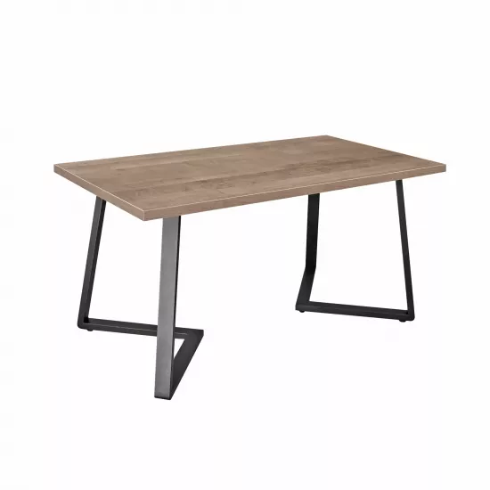 Masă pentru bucătărie DP Frida 135x75, Colonial/Black Legs