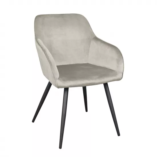 Scaun Decoprim Airis, Catifea Beige HLR9/Black Legs