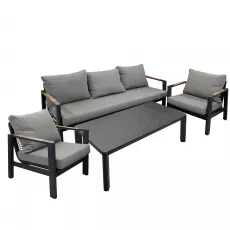 Set mobila de grădină DP Kansas, Gray Set mobila de grădină DP Kansas, Gray