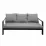 Set mobila de grădină DP Kansas, Gray