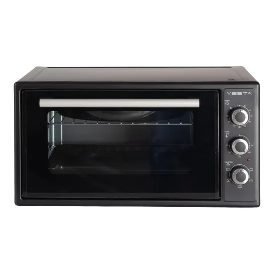 Электропечь Vesta KSF-50CTL/BL, 1600 Вт, Black