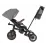 Трицикл Qplay Comfo Max Grey