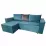 Canapea de colț Art Lux E3 (2.5x1.5), Blue