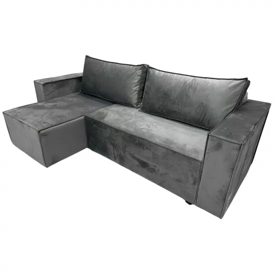 Диван угловой Art Lux E3 (2.5x1.5), Серый