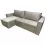 Диван угловой Art Lux E3 (2.5x1.5), Бежевый