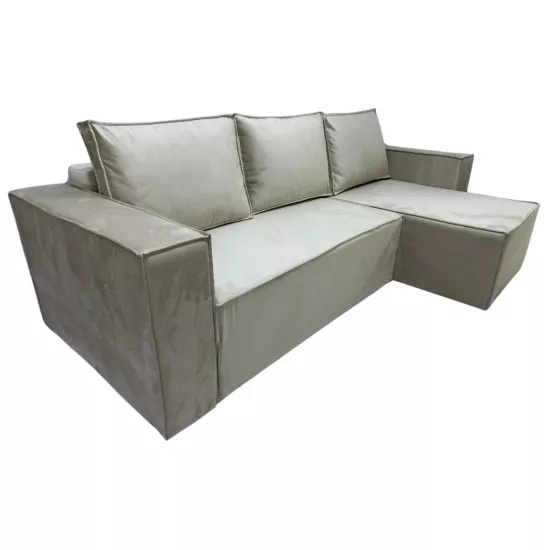 Диван угловой Art Lux E3 (2.5x1.5), Бежевый