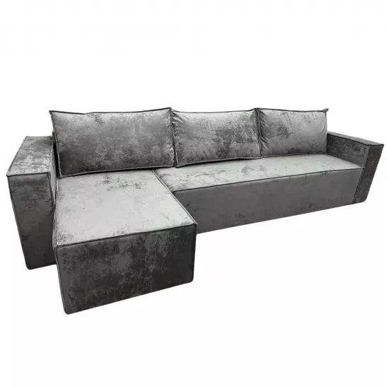 Canapea de colț Art Lux E3 (3x1.5), Gri