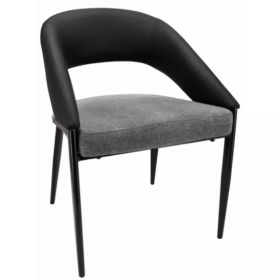 Scaun Jumi Bergamo, Black/Gray