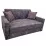 Canapea dreaptă Art Lux N1 (0.83x1.85) cotiere drepte, Dark Grey