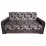 Canapea dreaptă Art Lux N1 (0.83x1.45) cotiere rotungite, Maro/Ornament