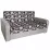 Canapea dreaptă Art Lux N1 (0.83x1.45) cotiere rotungite, Bej/Ornament