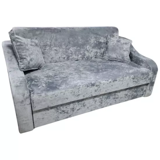 Диван прямой Art Lux N2 (0.83x1.67) без деревянных подлокотников, Серый