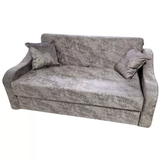 Canapea dreaptă Art Lux N2 (0.83x1.25) cotiere fara lemn, Gri/Print