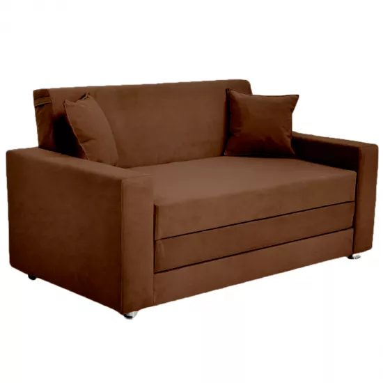 Диван прямой CAM G3 (140) подлокотники прямые обычные, Tenerife 12 Коричневый
